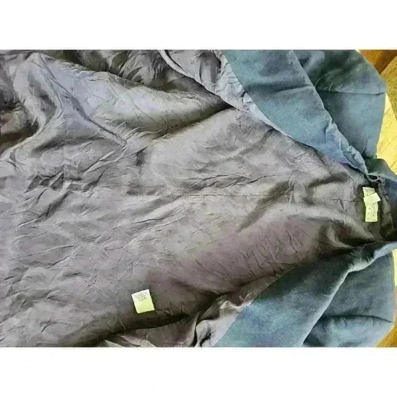 Talbots Classic Linen Blend Blazer Women's Size 2P Navy Nautical Career - Picture 5 of 8